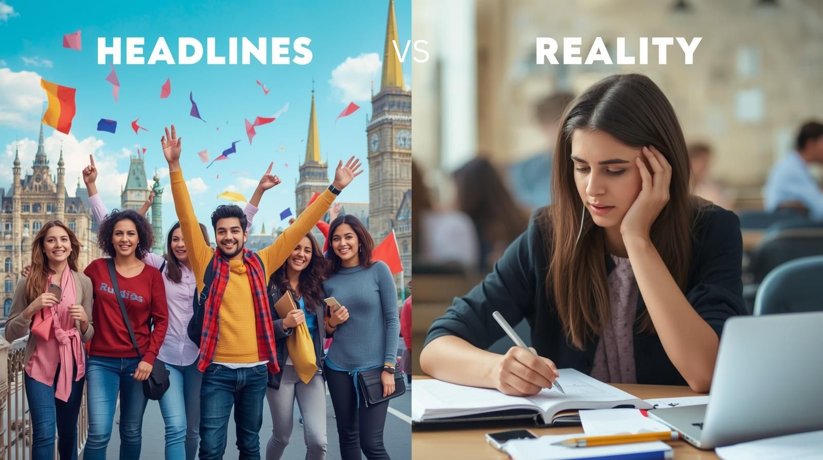 Headlines vs Reality: What Indian Students Should Really Know Before Studying Abroad
